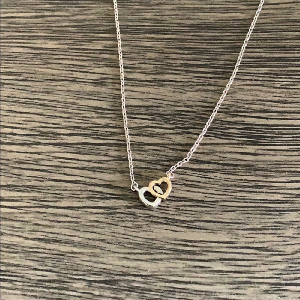 Pandora linked hearts necklace